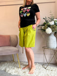 Load image into Gallery viewer, Belted Shorts - Olive Green - Wardrobe By Simone
