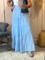 Gypsy Maxi skirt - Pale Blue