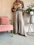 Load image into Gallery viewer, Deep Elasticated Waist Wide Pant - Taupe
