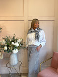 Load image into Gallery viewer, White Broderie Anglaise Shirt  - White - Wardrobe By Simone
