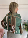 Load image into Gallery viewer, Carousel Horse Zip Jacket - Browns/Greens
