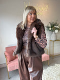 Load image into Gallery viewer, Faux Fur Gilet - Brown
