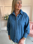 Load image into Gallery viewer, Denim Shirt & Tie  - Blue
