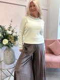 Load image into Gallery viewer, Sparkle & Pearl Jumper - Cream
