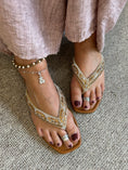 Load image into Gallery viewer, Bling Flip Flop - Gold - Wardrobe By Simone
