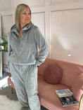 Load image into Gallery viewer, Ribbed Cosy Lounge Set - Light Grey
