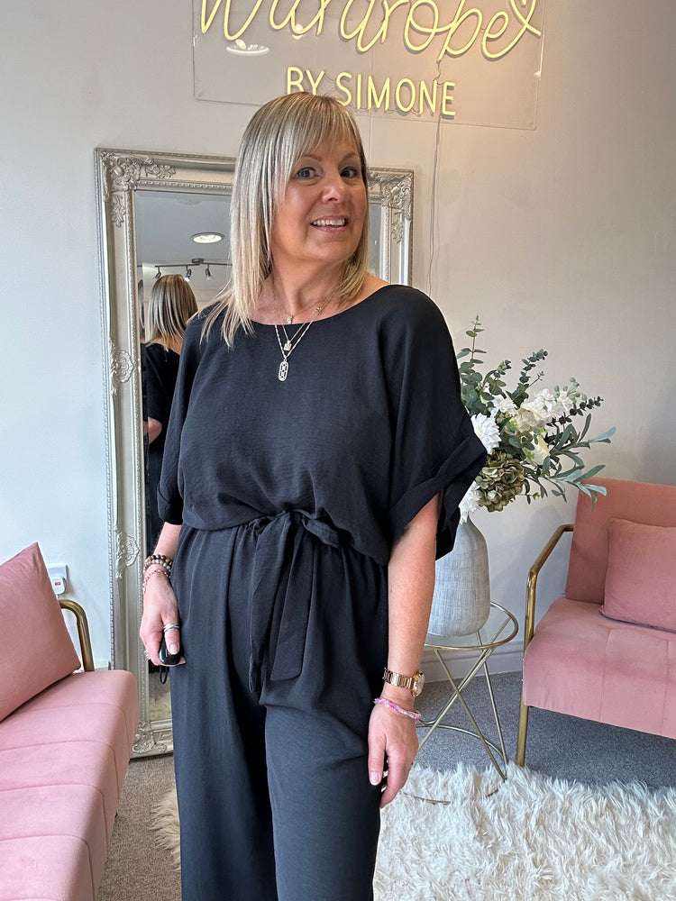 Stylish Jumpsuit - Black