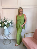 Load image into Gallery viewer, Wide Leg Pant - Olive Green
