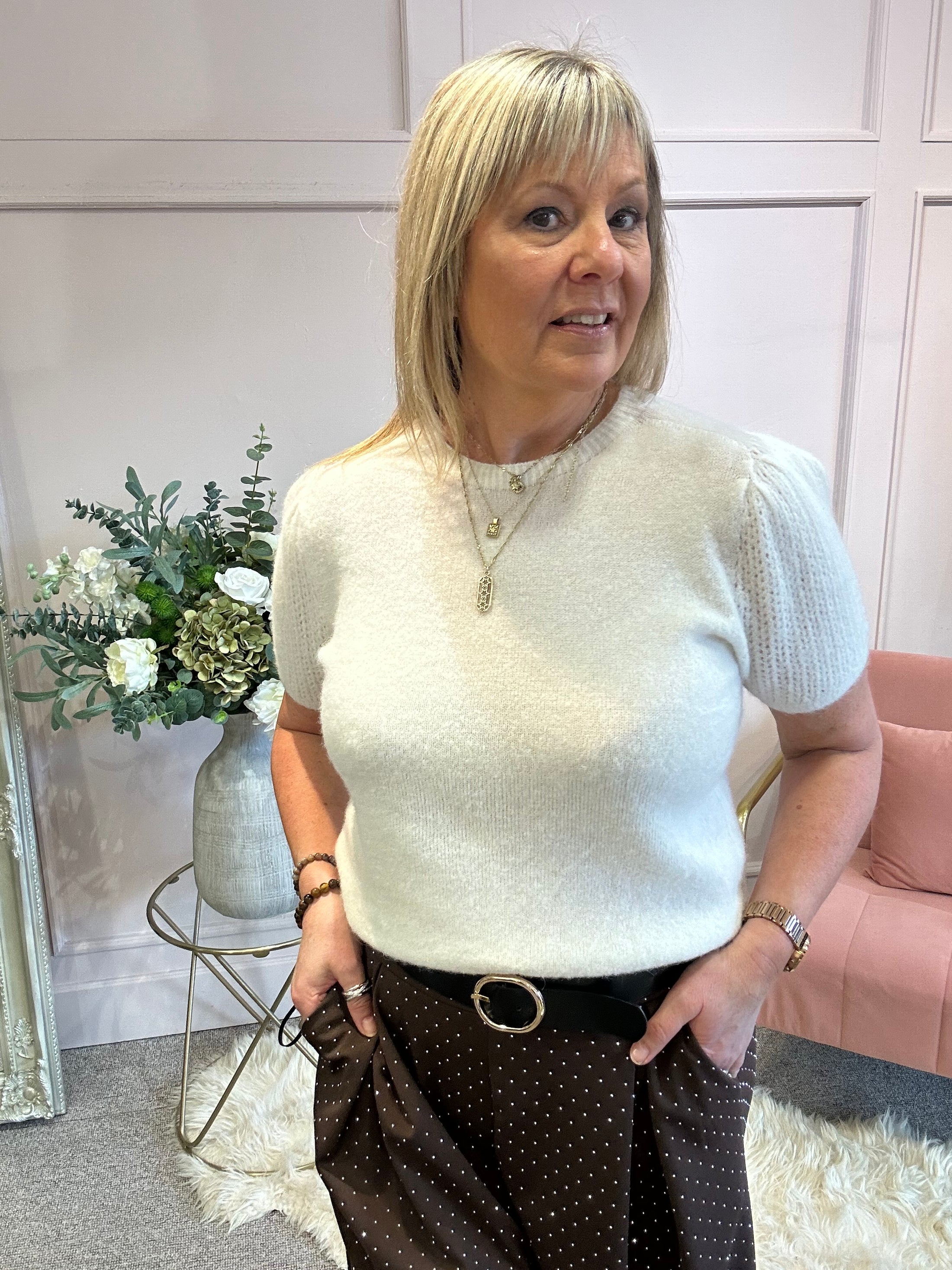 Cute Cosy Jumper - Cream