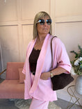 Load image into Gallery viewer, Blazer Oversized And Pant - Sugar Pink - Wardrobe By Simone
