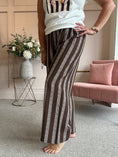 Load image into Gallery viewer, Striped Pant - Brown/Cream
