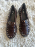 Load image into Gallery viewer, Chunky Studded Loafer - Brown
