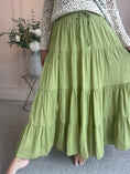 Load image into Gallery viewer, Gypsy Maxi Skirt - Olive Green - Wardrobe By Simone
