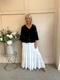 Load image into Gallery viewer, Gypsy Maxi Skirt - White - Wardrobe By Simone
