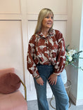 Load image into Gallery viewer, Leopard Jacket/Shirt - Rust - Wardrobe By Simone
