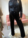 Load image into Gallery viewer, Super Cool Wide Jean - Black - Wardrobe By Simone

