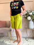 Load image into Gallery viewer, Belted Shorts - Olive Green - Wardrobe By Simone
