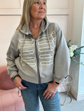 Load image into Gallery viewer, Military Lounge Jacket - Taupe - Wardrobe By Simone
