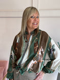 Load image into Gallery viewer, Carousel Horse Zip Jacket - Browns/Greens
