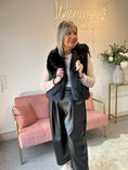 Load image into Gallery viewer, Faux Fur Gilet - Black
