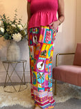Load image into Gallery viewer, Club Tropicana Wide Leg Pant - Pink/Orange - Wardrobe By Simone

