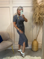 Striped Dress - Navy/White - Wardrobe By Simone
