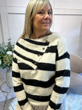 Load image into Gallery viewer, Bold Stripe Jumper - Cream/Black

