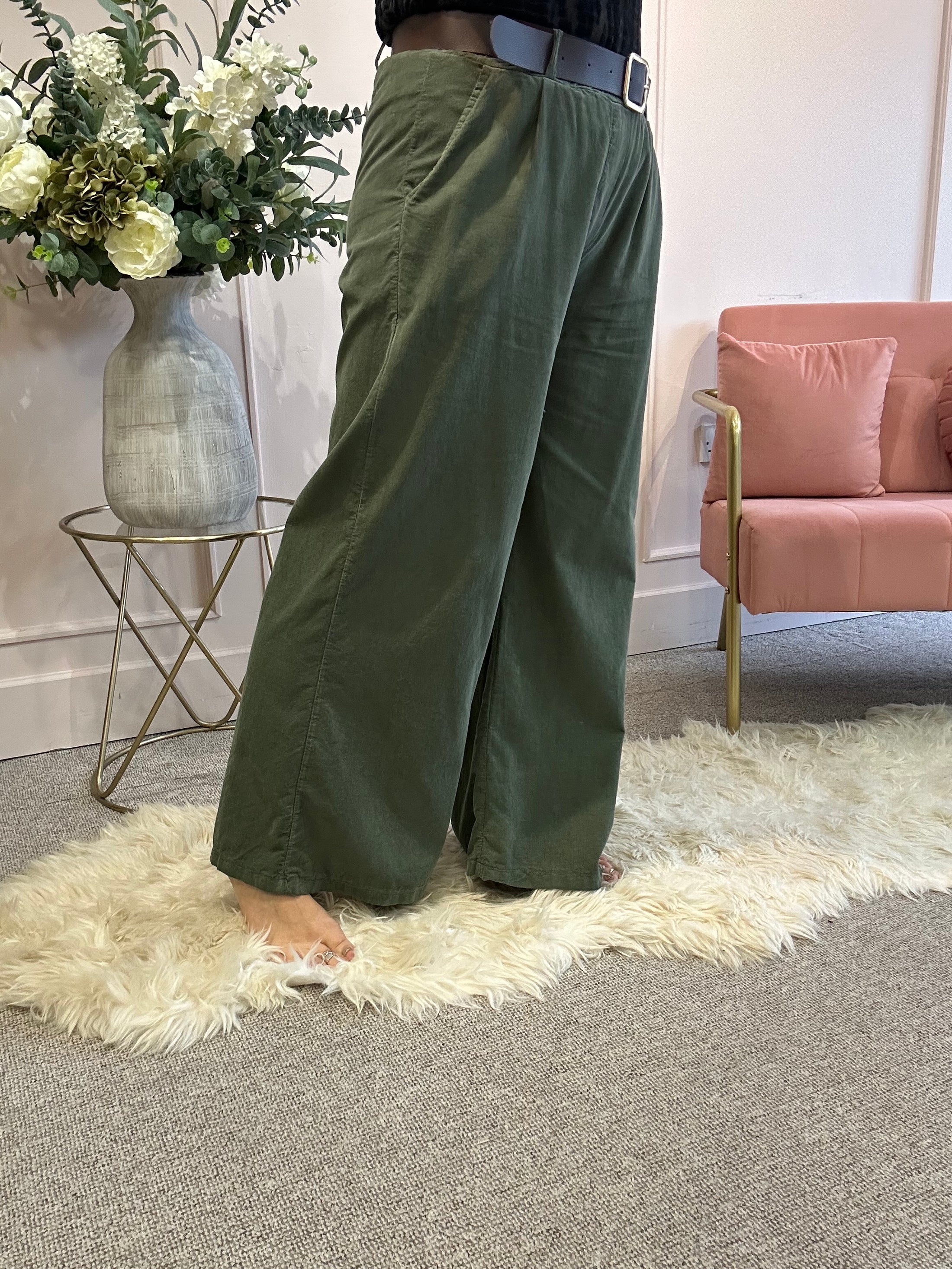 Corduroy Trouser  - Green