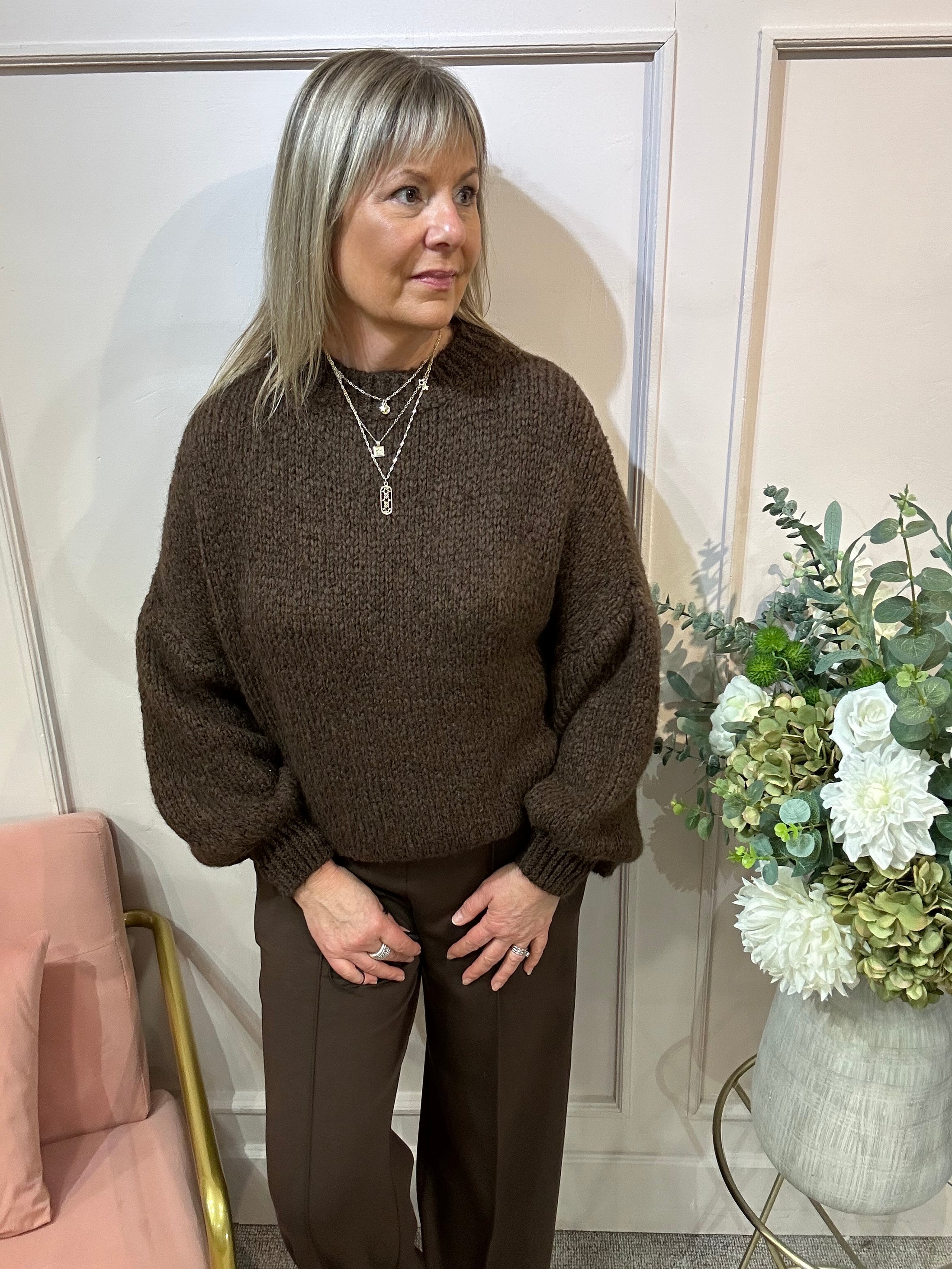 Cosy Jumper - Chocolate Brown