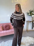 Load image into Gallery viewer, Alpine Wonderland Jumper - Brown
