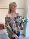 Load image into Gallery viewer, Camilla Floral Top - Browns/Greens
