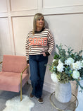 Load image into Gallery viewer, Soho New York Jumper - Brown/Peachy Coral - Wardrobe By Simone

