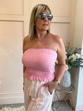 Load image into Gallery viewer, Bandeau Top  - Pink - Wardrobe By Simone
