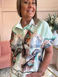 Load image into Gallery viewer, Vienna Scene Shirt & Pant Set - Mint/Mix - Wardrobe By Simone
