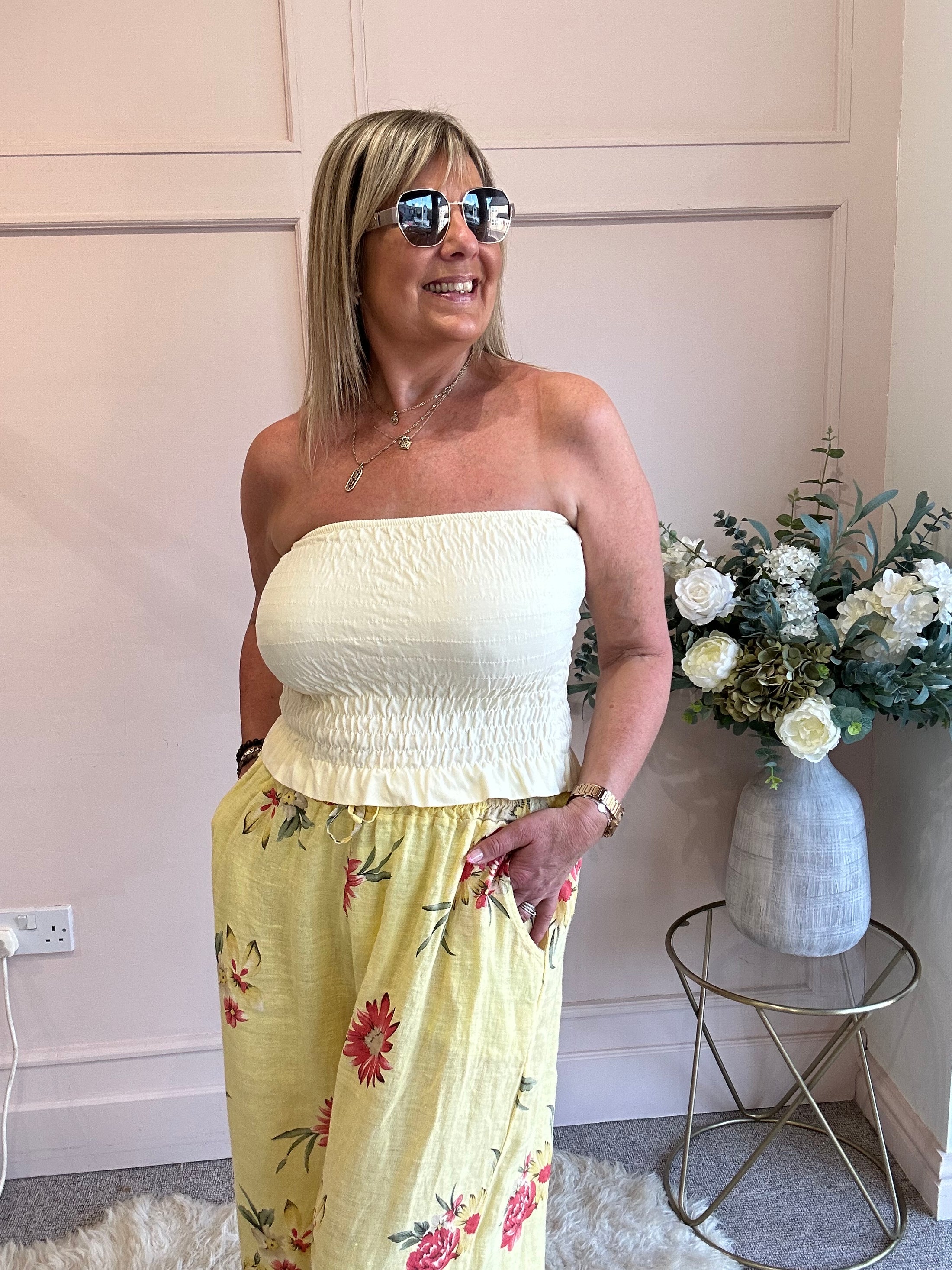 Bandeau Top  - Lemon