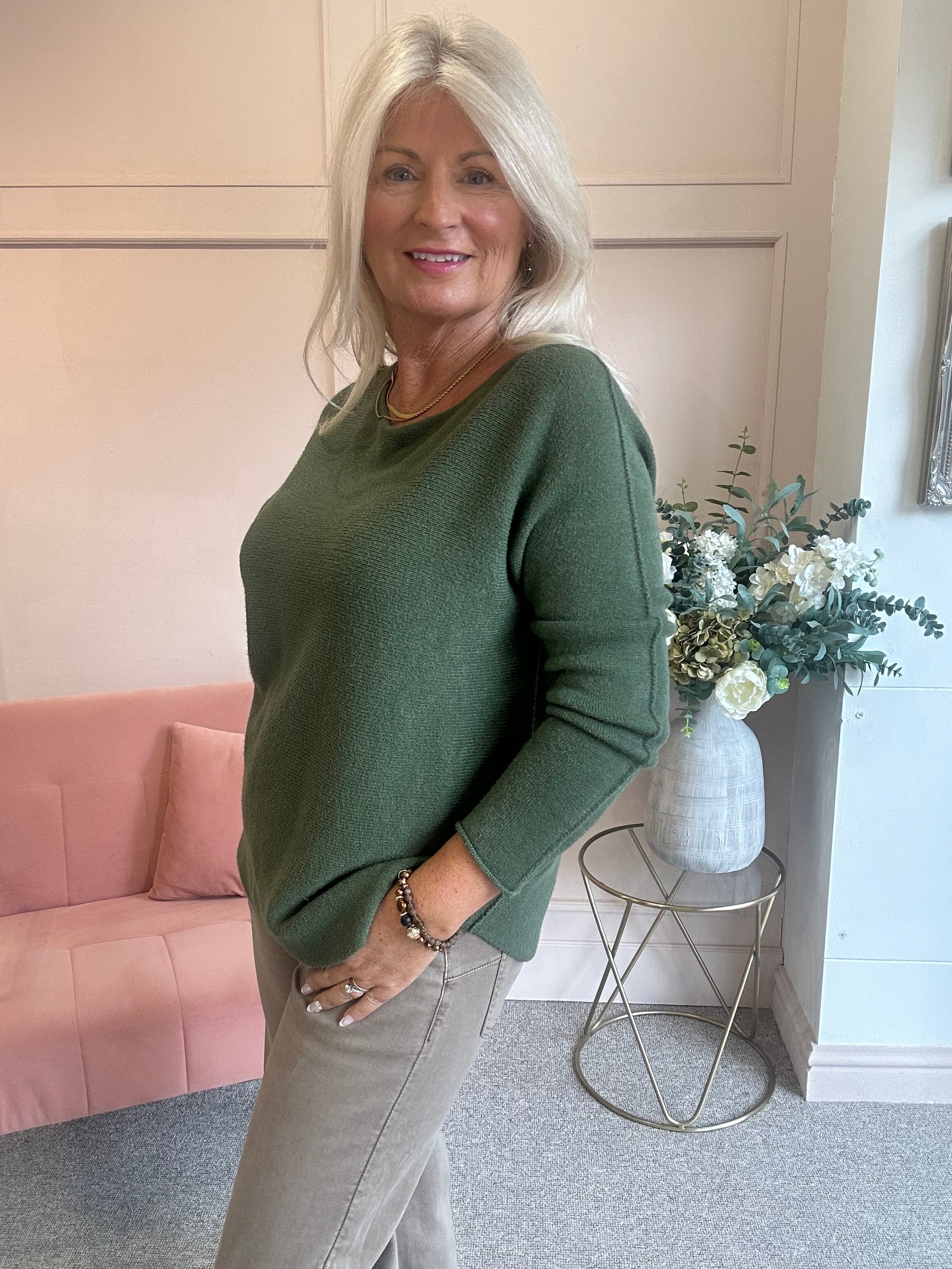 Just a Plain Jumper - Khaki