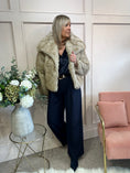 Load image into Gallery viewer, Sassy Faux Fur Jacket  - Light Brown
