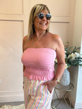 Load image into Gallery viewer, Bandeau Top  - Pink - Wardrobe By Simone
