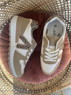 
            
                Load image into Gallery viewer, Leopard Print Trainer - Wardrobe By Simone
            
        