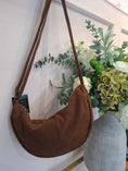 Load image into Gallery viewer, Cross Body Cord Bag  - Golden Brown
