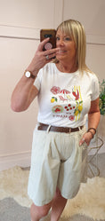 Load image into Gallery viewer, Lemon & Chill T Shirt  - White - Wardrobe By Simone
