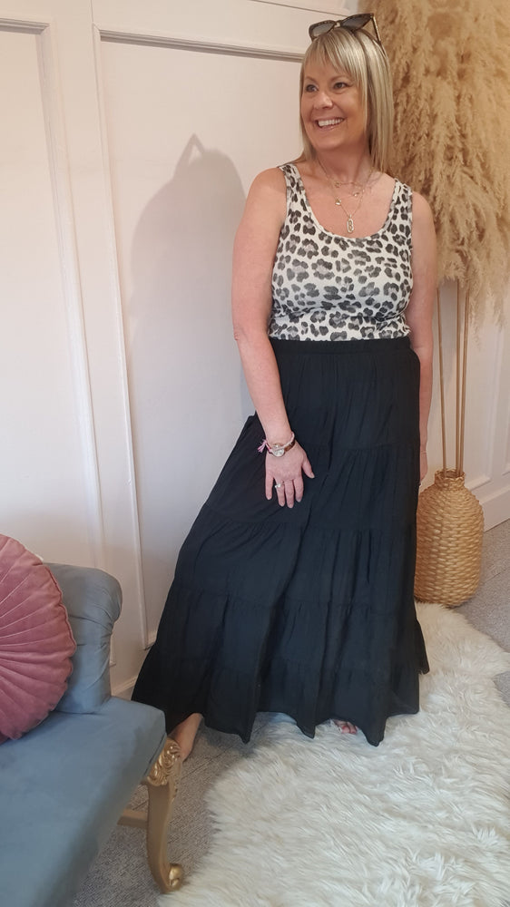 Gypsy Maxi skirt - Black