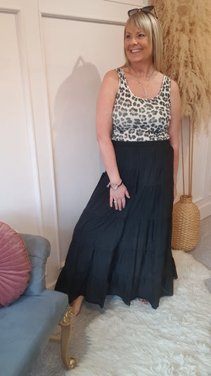 Gypsy Maxi skirt - Black