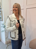 Load image into Gallery viewer, Fringe Detailing Cardi/Jacket - Cream
