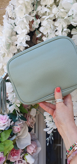 Crossover Camera Bag - Soft Green - Wardrobe By Simone