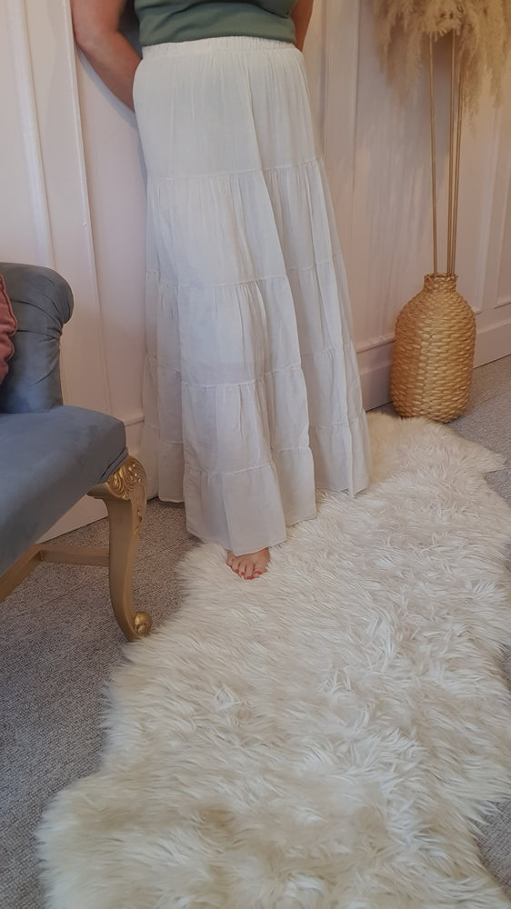 Gypsy Maxi skirt - Soft Beige