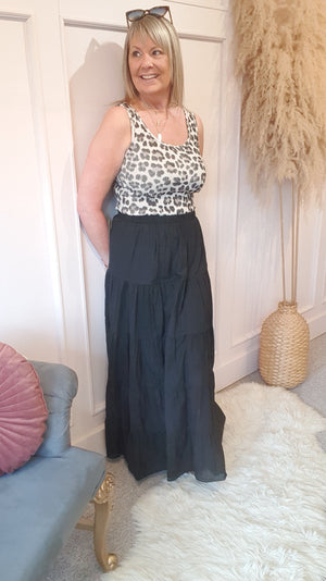 Gypsy Maxi skirt - Black