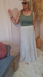 Gypsy Maxi skirt - Soft Beige