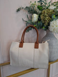 Load image into Gallery viewer, The TB Shopper Bag  - Cream/Tan
