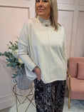 Load image into Gallery viewer, Bead Detail Jumper - Light Oatmeal
